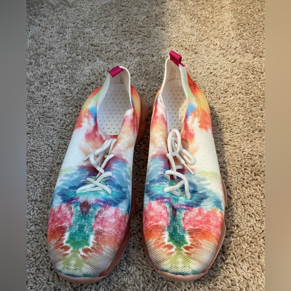 Pink Tie-Dye Sneakers